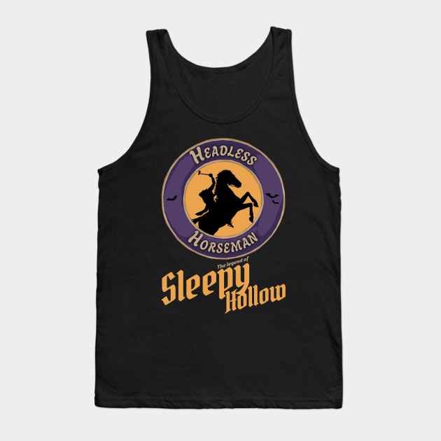 Headless Horseman The Legend of Sleepy Hollow Tank Top by KewaleeTee